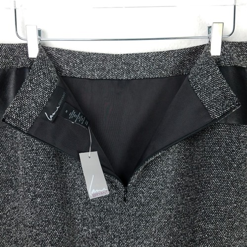 Lane Bryant Rock 26 Tweed Kunstleder Grau Schwarz Neu Büro  - Bild 6 von 9