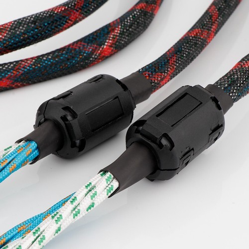 OCC HiFi Speaker Bi-wire Cable with Banana Pin Plug Loudspeaker Wire Line 1 Pair - Picture 9 of 12
