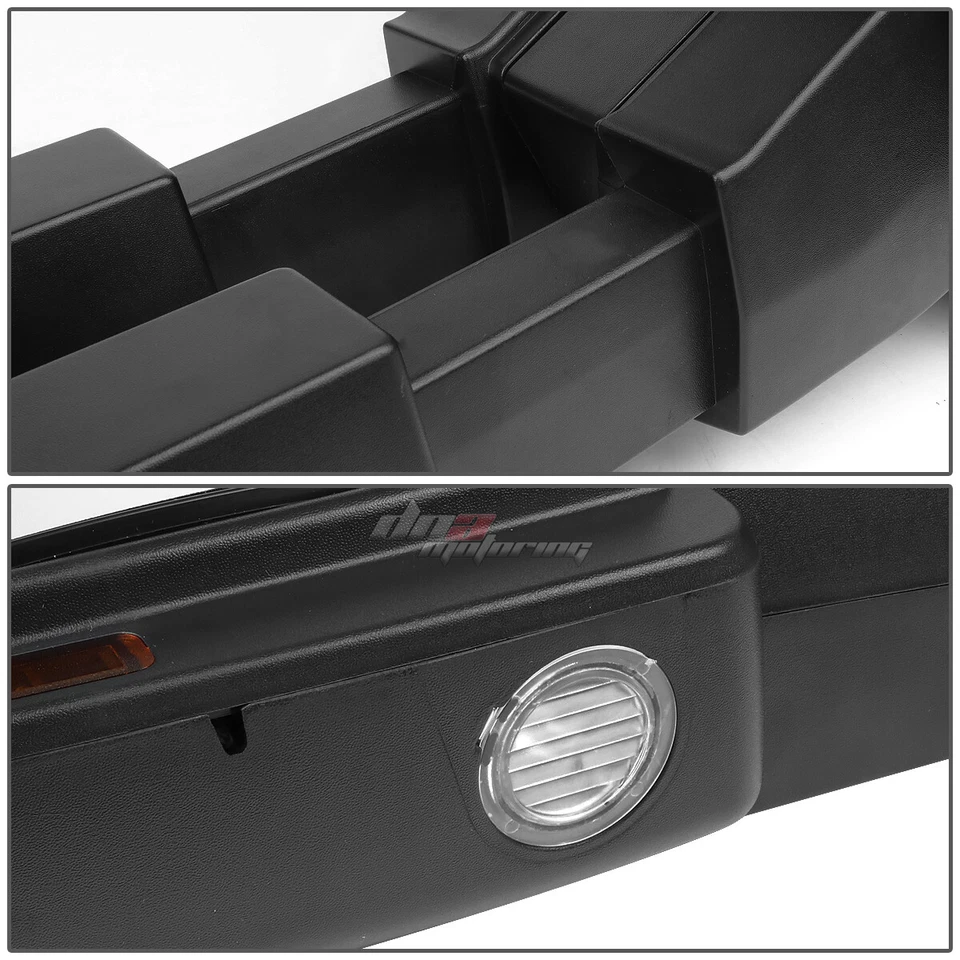 FOR 2004-2014 FORD F150 PAIR POWER+HEAT+LED SIGNAL+PUDDLE TOWING MIRROR CHROME - Image 4 of 4