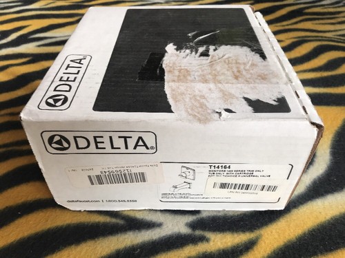 Delta Faucets T14164 Kit de moldura de llenado de bañera de 1 mango, cromo pulido nuevo en caja - Imagen 2 de 12