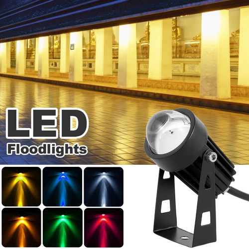 Outdoor LED RGB Floodlight 5W Waterproof Spotlight Narrow Beam Floodlight◎∷ - Picture 2 of 29