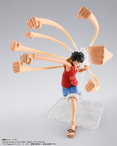S.H.Figuarts One Piece Monkey D. Luffy Romance Dawn Gum-Gum Option Juego de piezas Nuevo - Imagen 4 de 21