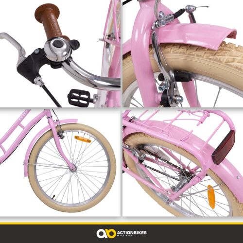 Kinderfahrrad Kinder Rad Mädchen Fahrrad Kinderrad Retrostar Rosa 24 Zoll - Bild 11 von 12