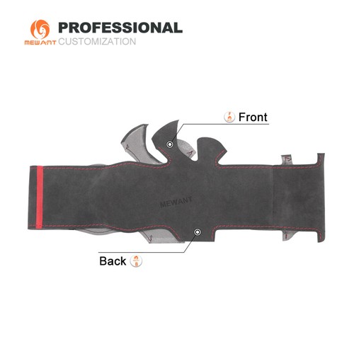 Funda de volante MEWANT Custom DIY Alcantara para Alfa Romeo Giulietta MiTo - Imagen 8 de 10