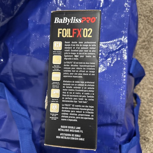 Babyliss Pro FXFS2G Kabelloser Metall-Doppelfolienrasierer - Gold - Bild 2 von 6