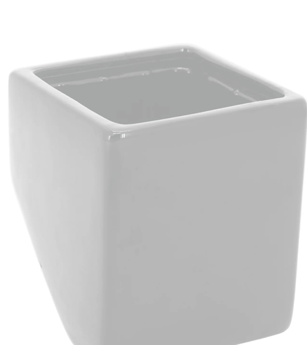Cube Wall Planter - White - New In Box - Arcadia Garden Products 6" tall cube - Picture 2 of 4