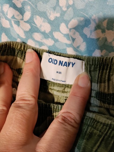 Old Navy Girls Linen Blend Camo Shorts Size 8 - Picture 4 of 5