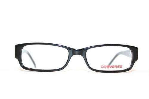 BRAND NEW CONVERSE WHY BLACK EYEGLASSES YOUTH KIDS RX FRAMES 49-15-130 W/ CASE - Picture 2 of 6