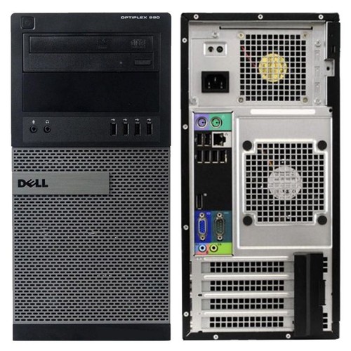 Pc Tour Dell OptiPlex 990 Intel Pentium G630 Ram 16Go Ssd 960Go Windows 10 Wifi - Imagen 3 de 6