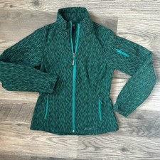 Eddie Bauer women s windfoil elite fleece lined jacket teal green blue XS