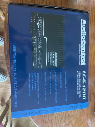 AudioControl LC-6.1200 6-Channel 125W RMS Class D Car Stereo Amplifier - Picture 1 of 2