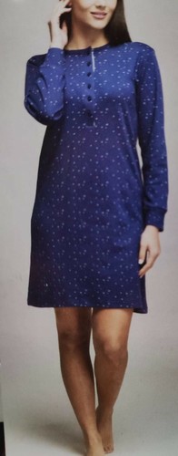 CAMICIA DA NOTTE INVERNALE DONNA  MISURE 56 - 58 - 60  - Picture 12 of 15