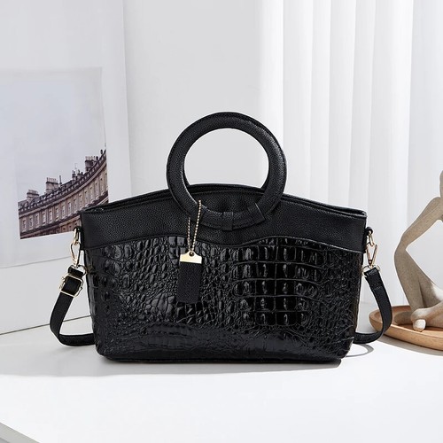 Fashion women's bag new crocodile pattern stylish handbag large capacity leisure - Picture 10 of 31