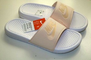 pastel nike slides