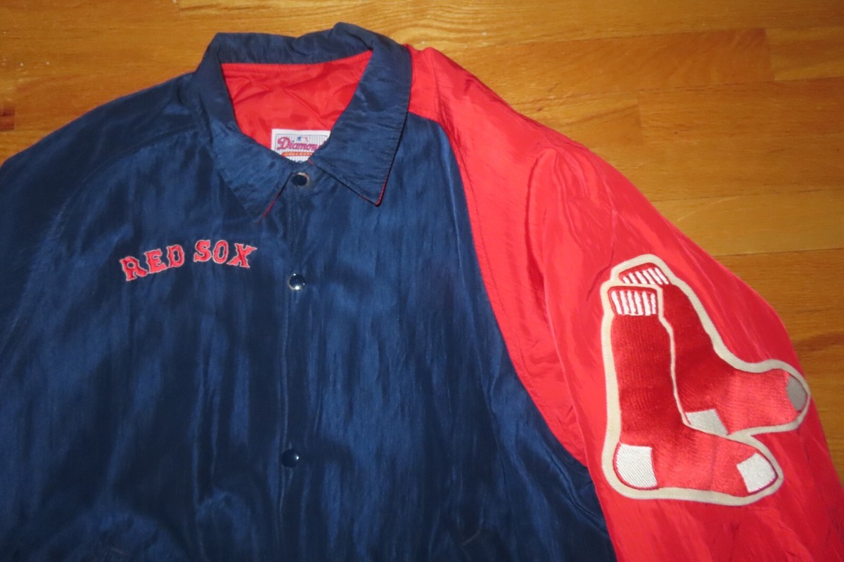 Vtg! MLB Boston Red Sox Diamond Collection Lined/Insulated JACKET