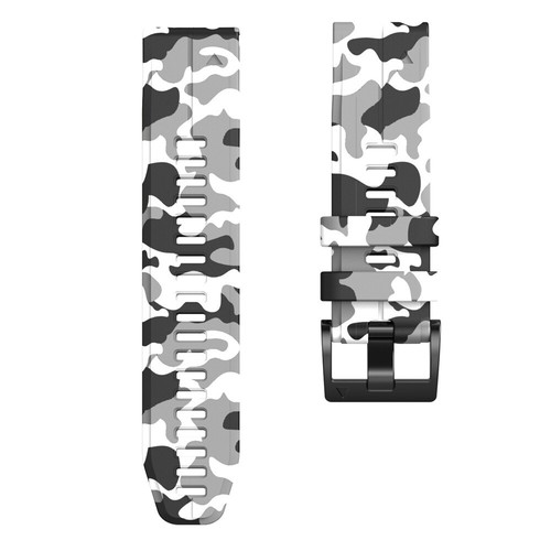 Camouflage Silicone Band Strap for Garmin Fenix 8 E 5 X 6X 6 Pro 7 7X Epix 3 HR - Picture 35 of 40