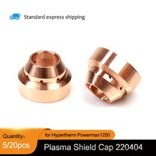 5/20pcs 220404 Plasma Shield Cap (ohmic) for Hypertherm max1250/1650 Torch