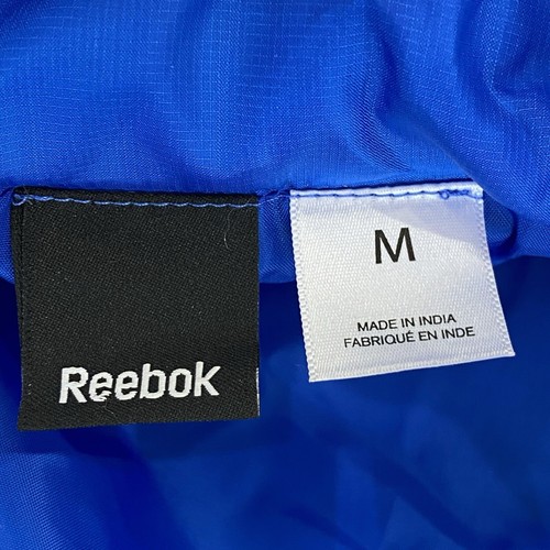 REEBOK Men's Puffer Jacket Blue/Navy Size Medium Zip Up Long Sleeve READ DESCRPT - Picture 11 of 14
