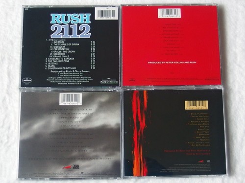 ๐ Rush 4 CD Lot 2112, Hold Your Fire, Presto, Vapor Trails Pre-Owned Tested - Picture 2 of 10