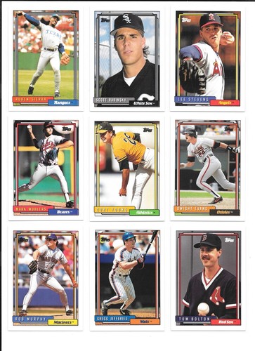 1992 Topps Baseball Trading Cards / Choose #s 601 - 792 / mb16 - Picture 107 of 119