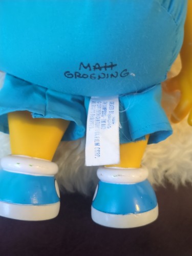 Bart Simpson 12” Plush Figure 1990 Matt Groening Vintage - Picture 9 of 10