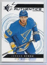 JORDAN KYROU 18-19 UPPER DECK SP/ROOKIE AUTHENTICS SSP RC/CANADA/BLUES