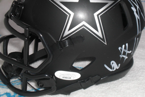 ERIK WILLIAMS SIGNIERTER DALLAS COWBOYS ECLIPSE MINIHELM - J.S.A. Zertifiziert - Bild 3 von 5