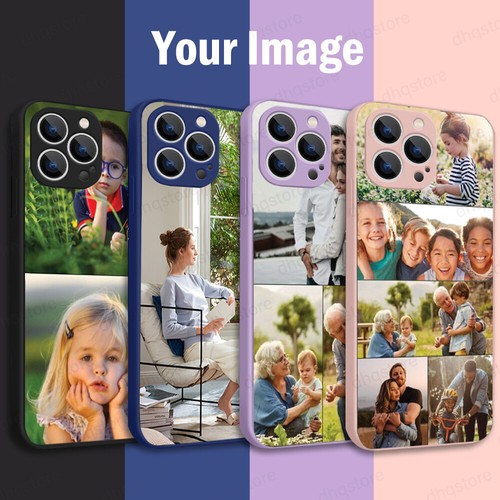 For iPhone 17 16 15 Pro Max 14 13 12 11 Personalised ShockProof Soft Case Cover - Imagen 1 de 15