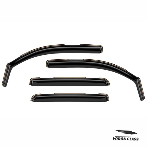 Rain Guards Vent Visors Shade for 2014-2018 GMC Sierra 1500 Crew Cab - Foto 9 di 9