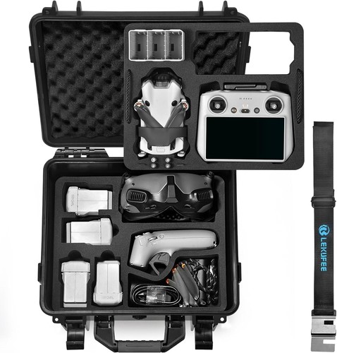 Wasserdichtes Hardcase für DJI Mini 4/3 & Zubehör - Reisefreundlich - Bild 1 von 9