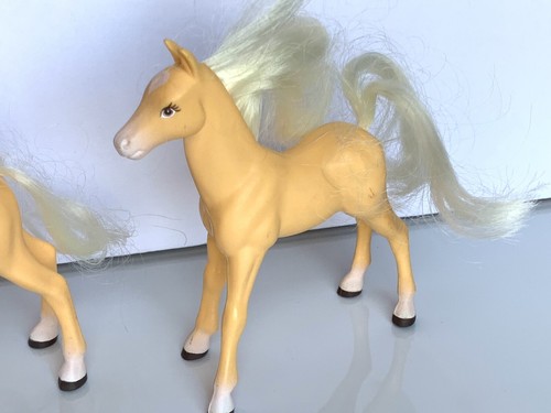 "De colección 1993 Playskool Ponies Caballo Juguetes de Plástico Dos Colores Tostados 5""x 4.5"" Usado" - Imagen 6 de 12