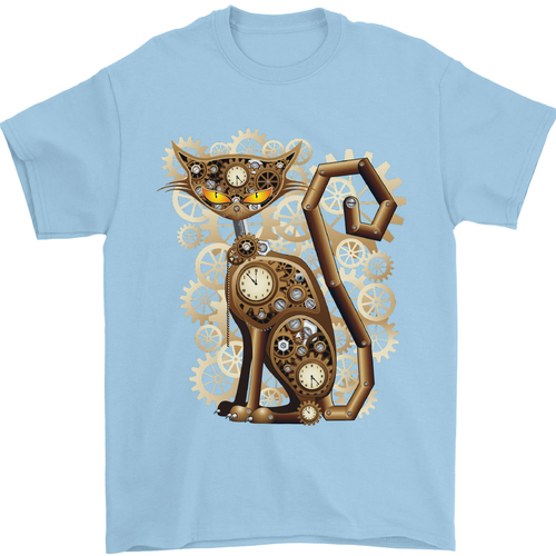 Camiseta Steampunk Cat para hombre 100 % algodón - Imagen 65 de 107