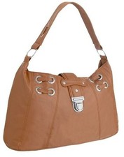 Womens Plain Faux Leather Messenger Shoulder Handbag Purse Ladies Clasp Bag