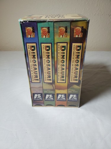 Dinosaur The Complete Set  VHS, 2000, 4-Tape Set Walter Kronkite A&E New Sealed - Picture 1 of 3