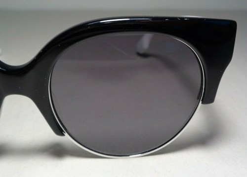 McQ by Alexander McQueen MQ0048SA Black White Grey New Women's Sunglasses - Picture 4 of 12