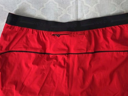 HUGO BOSS New Men's Running Red Shorts SIZE M - Picture 16 of 17