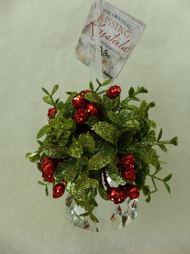 New GANZ Kissing Krystal Ornament Mistletoe --U Choose - Picture 15 of 45