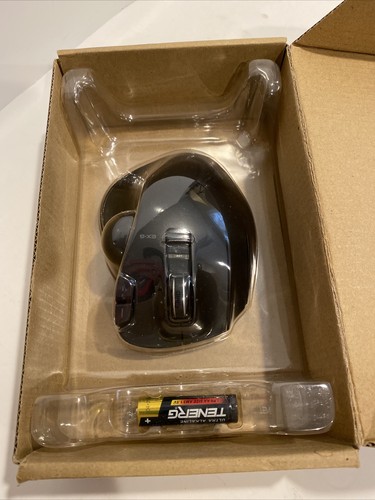 Elecom wireless mouse Left handed track ball 6 button black M-XT4DRBK Open Box - Picture 6 of 6