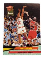 1992-93 Fleer Ultra Basketball Harold Miner RC #293 Miami Heat NBA Baby Jordan
