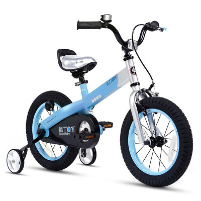 Boys Girls Kids Bike 12 Inch Matte Button Bicycles With Training