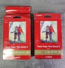 (2) packs of Canon Plus Glossy II PP-301 Inkjet Print Photo Paper - 100 Sheets