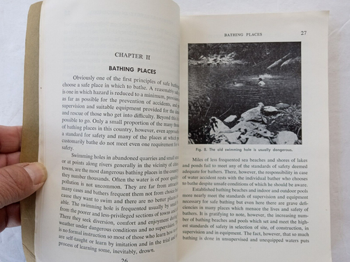 AMERICAN RED CROSS Manuale Salvavita e Sicurezza Acqua 1968 Nautica Nuoto ARC - Foto 6 di 24