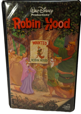 Robin Hood [VHS](中古品) 1985 Disney's Robin Hood 1st VHS Release, 228VS, Dated 10/21/85