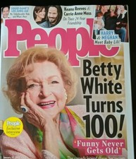 People Magazine 2022 Betty White Turns 100! Released Too Early Misprint Error 