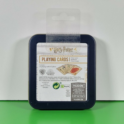 HARRY POTTER Hogwarts House Crest PLAYING CARDS Set w/ Keepsake Tin - Picture 27 of 52