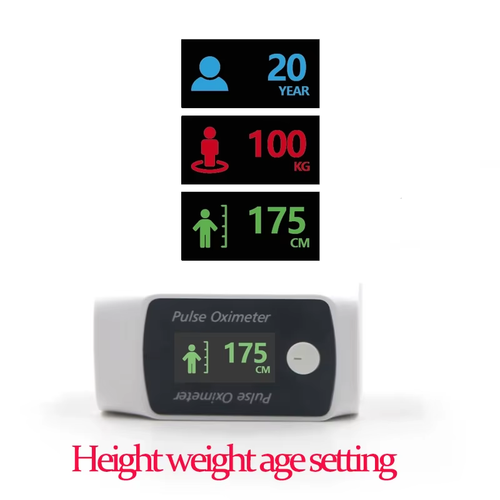 Bluetooh Digital Fingertip Pulse Oximeter & Blood Pressure Monitor 2 in 1 Househ - Picture 7 of 8