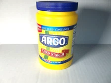Argo 100% Pure Corn Starch, 16 Oz (Resealable Container) - New