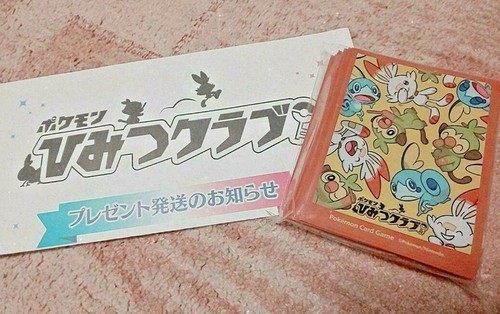Pokemon Secret Club Limited Product Rare Nintendo Card Sleeve Protector Lottery Ebay