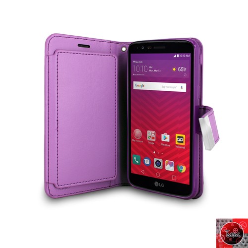 For LG Stylo 3 Plus / LG Stylo 3 Double Wallet Flip Folio Stand Case Cover - Picture 15 of 23