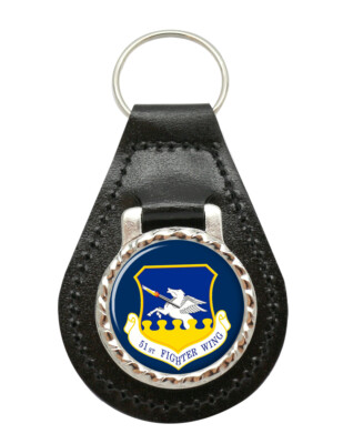 51st Fighter Wing USAF Leder Schlüsselanhänger